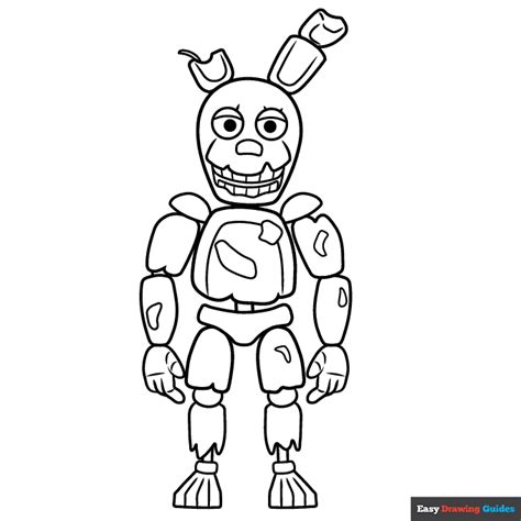 fnaf coloring pages springtrap|springtrap 5 nights freedys coloring page.